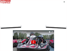 Tablet Screenshot of kartingaltafulla.com